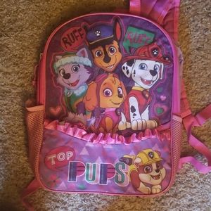 Girls paw patrol back pack
